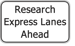 Research Express Lane Ahead