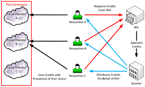 NIH Commons Cloud Credits Pilot Business Model for Cloud Computing