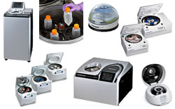 Assorted floor, benchtop, micro and ultra centrifuges