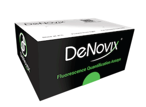 deNovix dsDNA fluorescence quantification assays